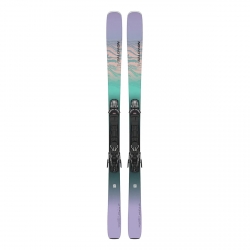 Salomon Stance W 84 Snow Skis -  Bk/ Ablue/ Pat