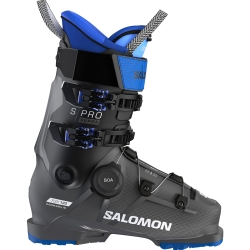 Salomon S/Pro Supra BOA 120 Ski Boots - Beluga Metallic/ Race Blue/ Black