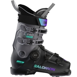 Salomon S/Pro Supra BOA 95 W Ski Boots - Black/ Beluga / Spearmint
