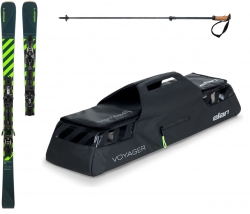 Elan Voyager Green Snow Skis Kit