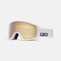 Giro Semi Adult Snow Goggle - White Wordmark Strap with Amber Gold / Yellow Lenses