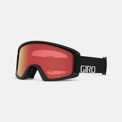 Giro Semi Adult Snow Goggle - Black Wordmark Strap with Amber Scarlet / Infrated? Lenses
