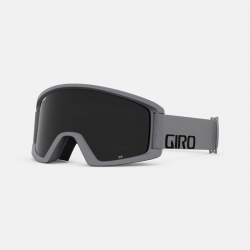 Giro Semi Adult Snow Goggle - Gray Wordmark Strap with Ultra Black / Yellow Lenses
