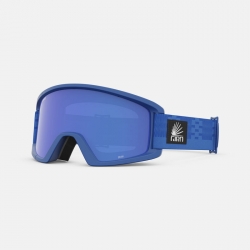 Giro Dylan Women's Snow Goggle -  Lapis Blue Mzansi Strap with Grey Cobalt / Yellow Lenses