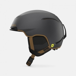Giro Jackson Mips Free Ride Adult Snow Helmet - Metallic Coal / Tan