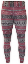 Hot Chillys Women's Micro-Elite Chamois Tight - Holiday Fever