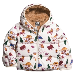 The North Face Baby North Down Hooded Jacket - Gardenia White Camp Print