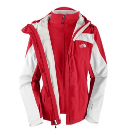 The North Face Women's Targee Triclimate Jacket-Red
