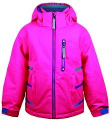 Snow Dragons Girl's Jazzy Jacket - Pink Shock/ Diva/ Tropical
