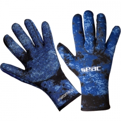 Seac Anatomic Camo 3.5mm Gloves - Blue