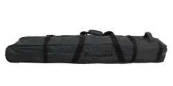 Transpack Ski Vault Double Pro Rolling Ski Bag - Ocean / Charcoal Electric