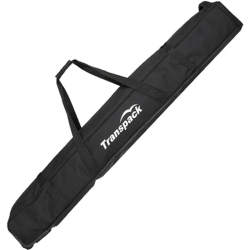 Transpack Rolling Padded Convertible Double Ski Bag - Black