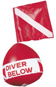 A Plus Marine Inflatable Float with Dive Flag