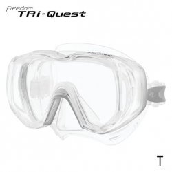 Tusa M-3001 Freedom Tri Quest Dive Mask - Translucent
