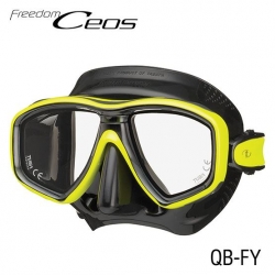 Tusa M-212 Freedom Ceos Dive Mask - Flash Yellow QB