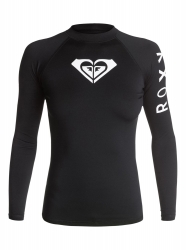 Roxy Whole Hearted Long Sleeve Rashguard - Black