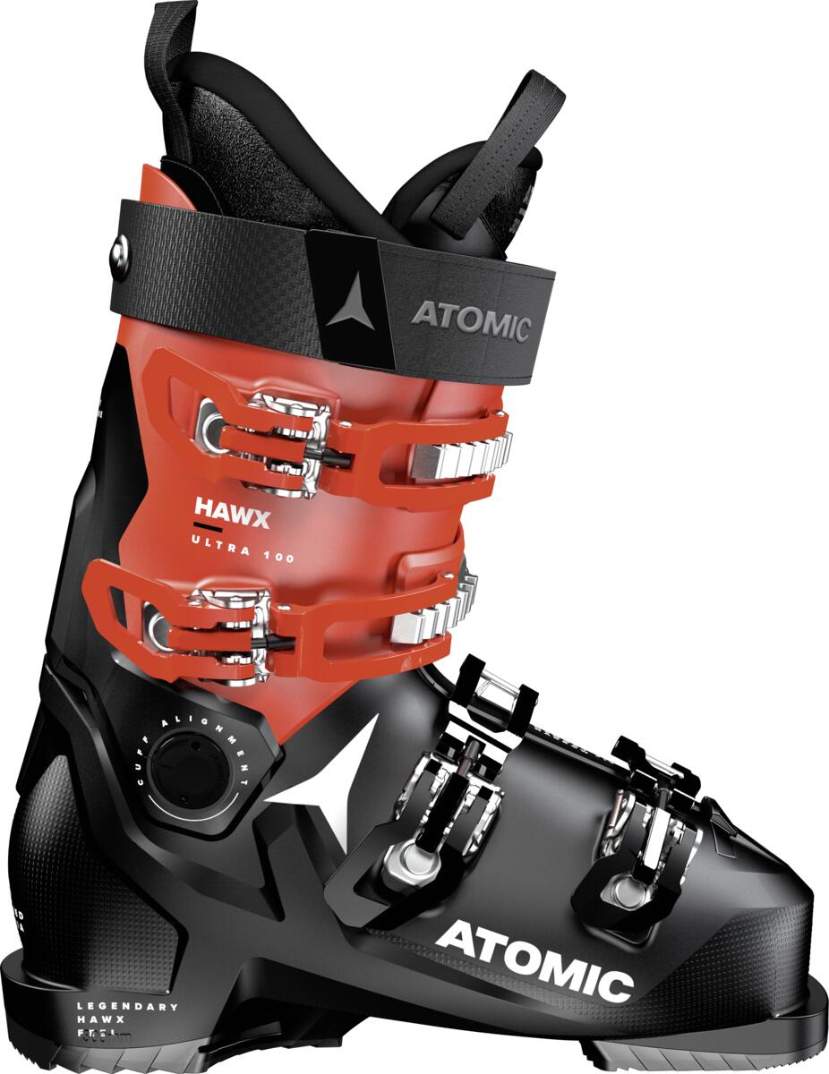 Atomic Hawx Ultra 100 Ski Boots - Black/ Red: Neptune Diving
