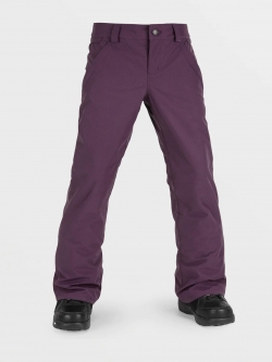 Volcom Girls Frochickidee Insulated Pants - Blackberry