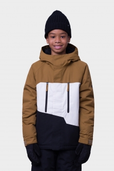 686 Boy's Geo Insulated Jacket - Breen Colorblack