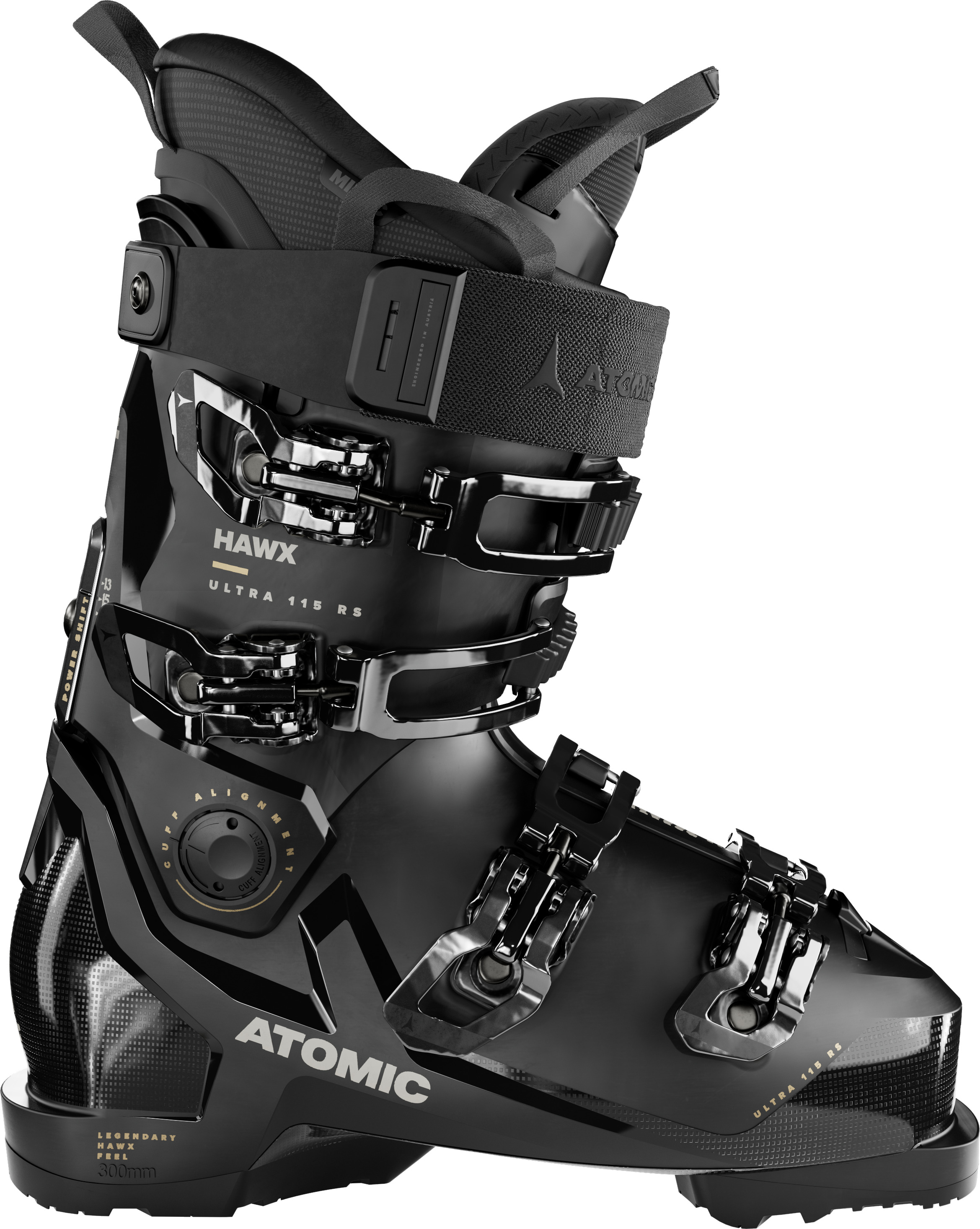 Atomic Ultra 115 RS W GW Snow Ski Boots - Black/ Stone: Neptune Diving ...