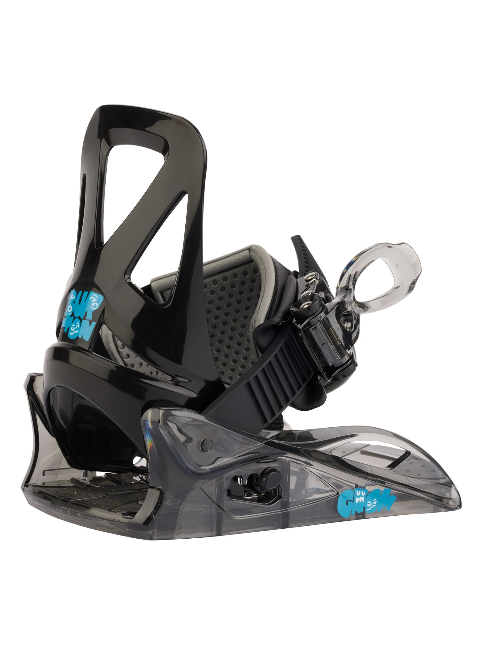 Burton Kids' Mini Grom Disc Snowboard Bindings - Black