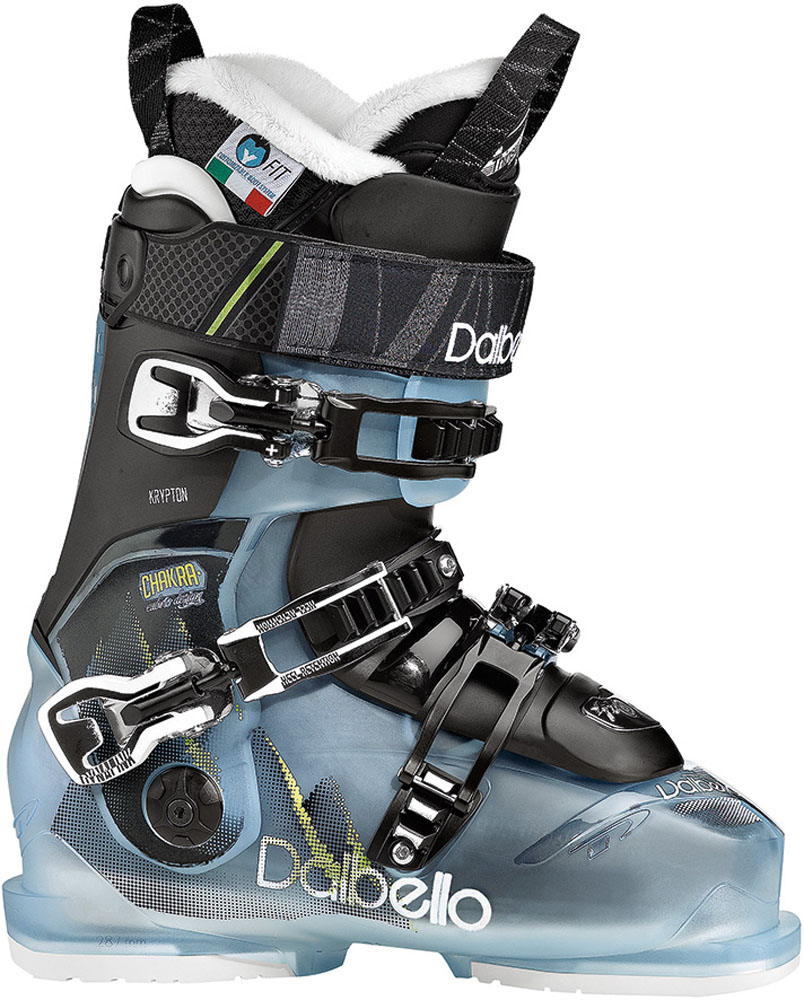 Dalbello Women's KR Chakra Ski Boot - Dazz Blue Transparent/ Black ...