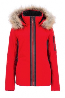 Fera Danielle III Parka Faux Fur - Red/Black
