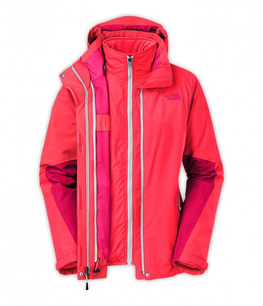 The North Face Women's Cinnabar Triclimate Jacket - Rambutan Pink and  Cerise Pink