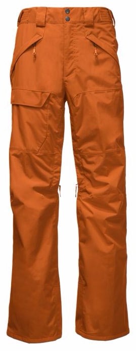 orange north face ski pants