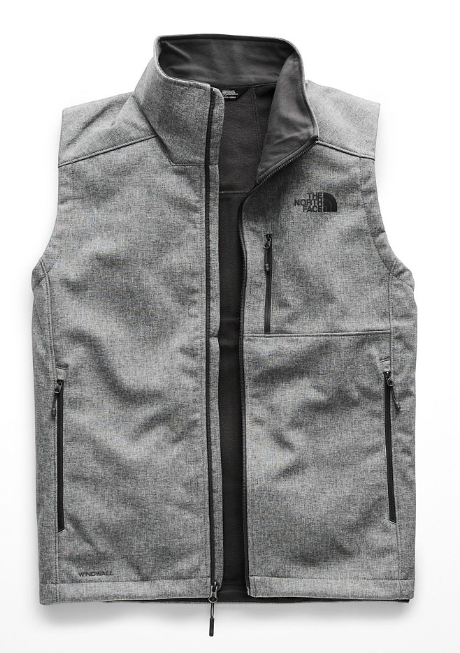 north face gray vest