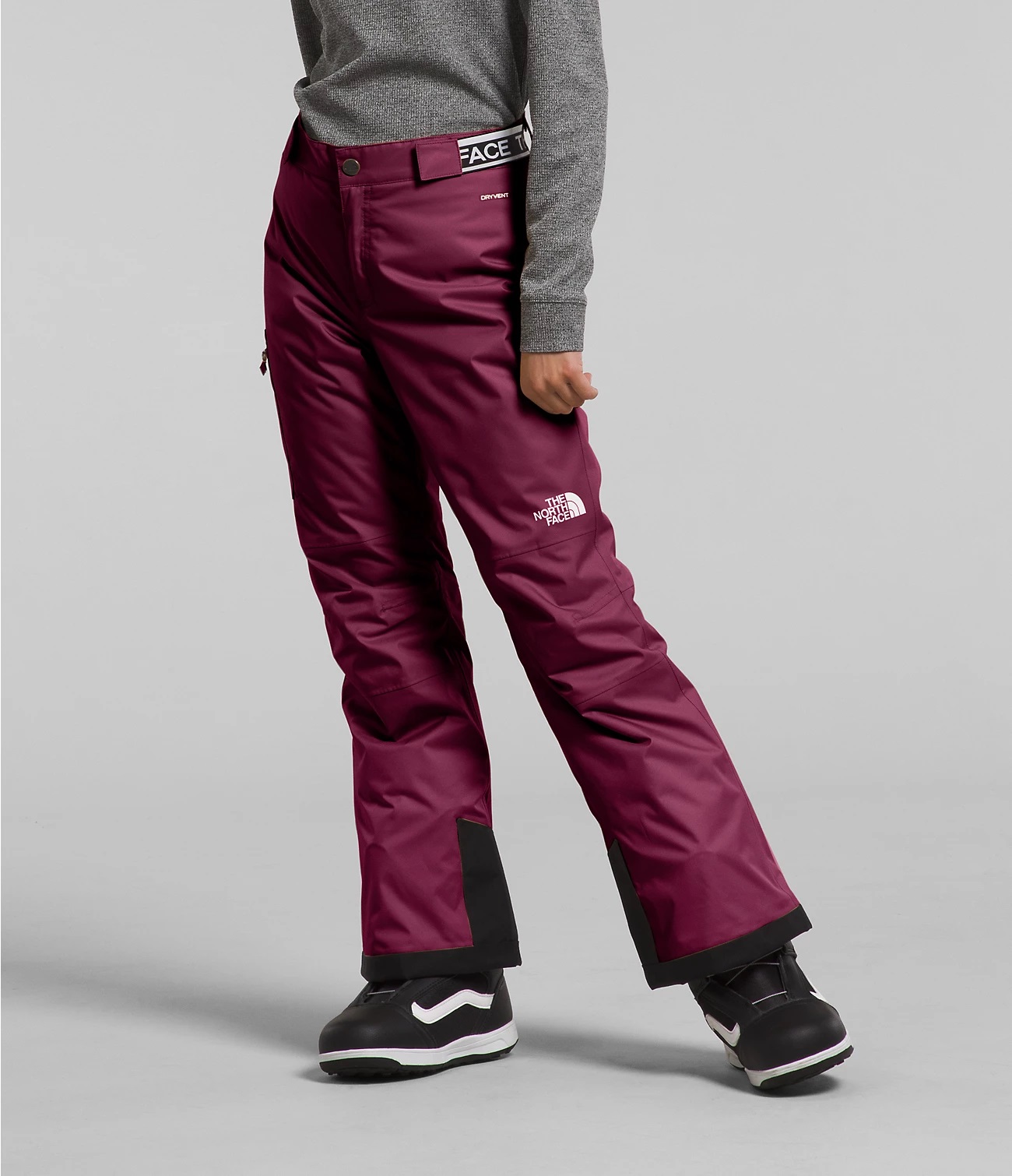 North face pants snow kids 110cm pink