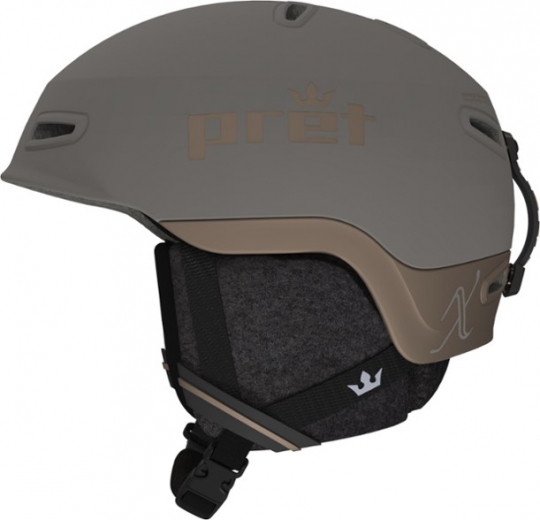 Pret Vision X Women's Snow Helmet - Platinum Pret Vision X Women's Snow Helmet - Platinum