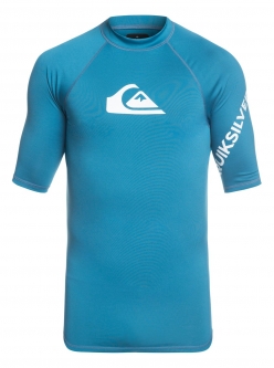 Quiksilver All Time Short Sleeve Rashguard - Southern Ocean