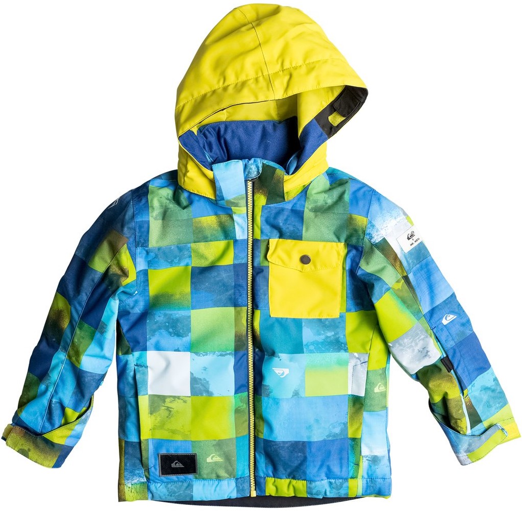 Quiksilver Boy's Little Mission Kids Jacket - Blue Sulpher Icey: Neptune  Diving & Ski