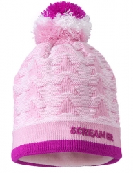 Screamer Kid's Starry Night Beanie - Pink and Magenta
