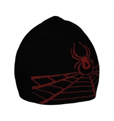 Spyder Mini Web Hat - Black/Red