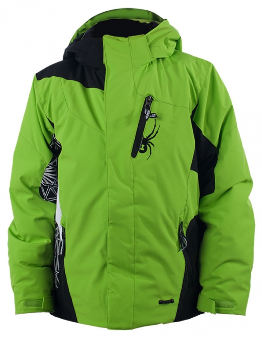 Spyder Boys Challenger Jacket - Mantis Green and Black: Neptune