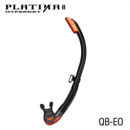 Tusa Platina II Hyperdry Snorkle - Energy Orange QB