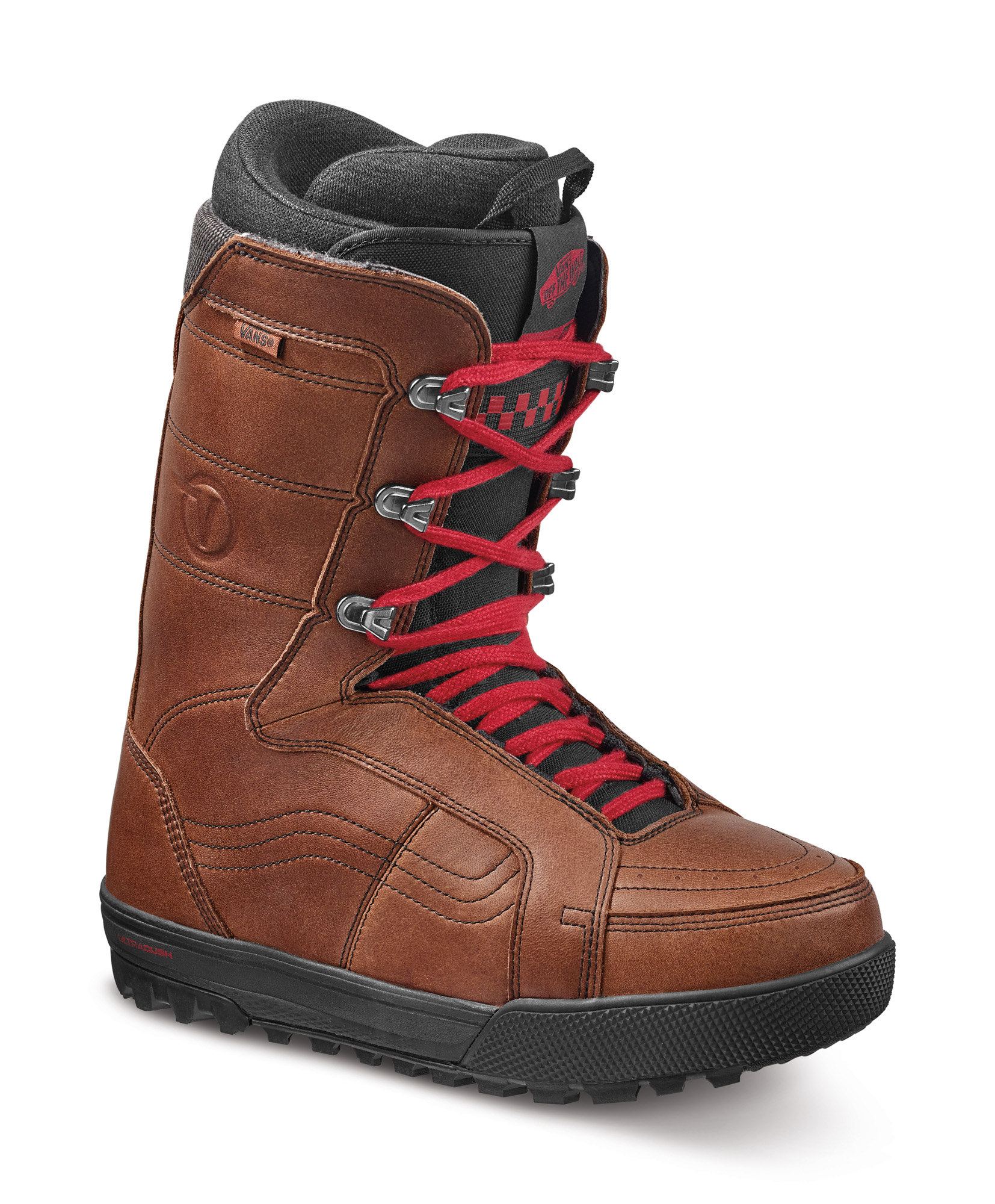 Desnudarse lengua Periodo perioperatorio Vans Men's Hi-Standard Pro Snowboard Boots - Brown/Red: Neptune Diving & Ski